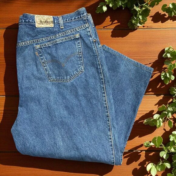 Levi's Other - Levi's 545 Vintage 1997 Big & Tall Loose Fit Denim Blue Jeans Men's Size 52 x 30
